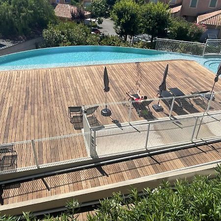 Superbe Appartement, Piscine, Vue Mer Et Montagnes Антиб Экстерьер фото